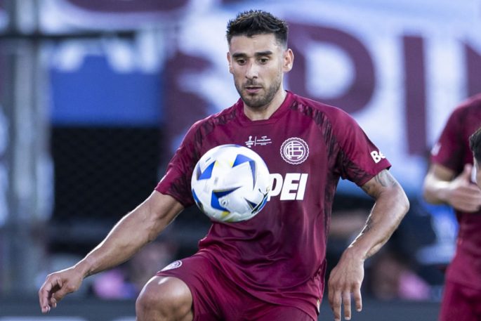 Eduardo Salvio fue titular de Lanús que se tituló campeón de la Sudamericana