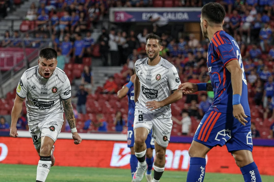 Daniel Castro anotó el primer gol de los limachinos donde la U y Limache empataron en Ñuñoa