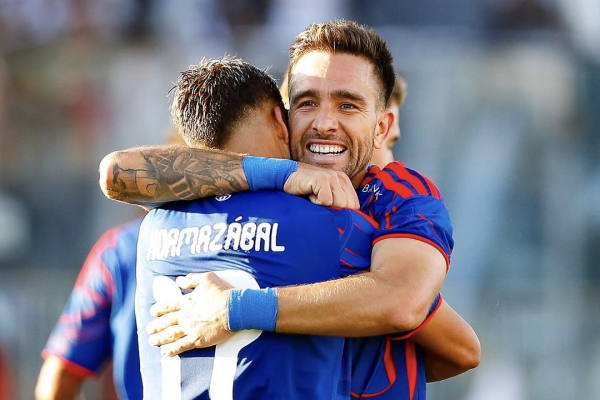 Matías Zaldivia anotó el único gol con el que la U se quedó con el Superclásico 199