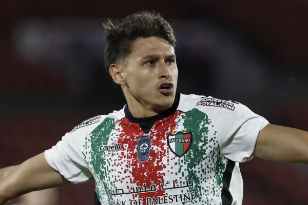 Nelson Da Silva abrió la cuenta en el duelo donde Palestino eliminó a la U de Sudamericana.