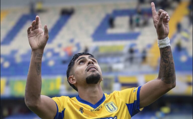 Antonio Díaz anotó el único tanto del partido donde la UdeC derrotó a Palestino.