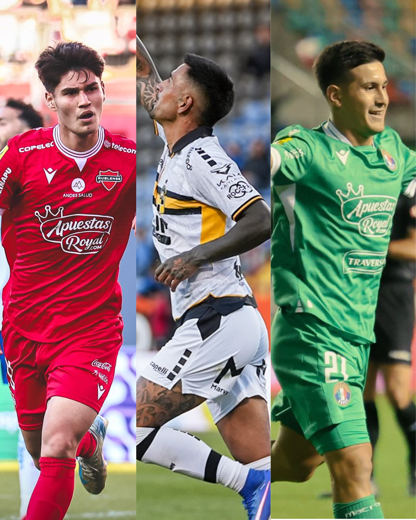 Giovanny Ávalos, Salvador Cordero y Giovani Chiaverano estuvieron presentes en el marcador por Copa de la Liga, donde Ñublense, Coquimbo y Audax ganaron sus respectivos partidos.